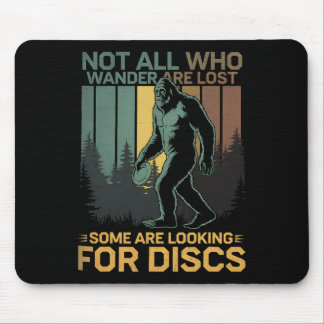 Disc Golf Sasquatch Bigfoot Disc Golfer Funny Disc マウスパッド