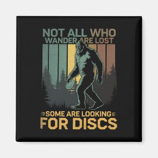 Disc Golf Sasquatch Bigfoot Disc Golfer Funny Disc マグネット