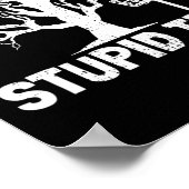 Disc Golf Stupid Tree Noun Dictionary Gifts Midran ポスター (角)