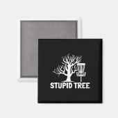 Disc Golf Stupid Tree Noun Dictionary Gifts Midran マグネット (正面/裏面)