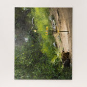 Disc Golf Sunset Puzzle ジグソーパズル (縦)