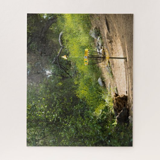 Disc Golf Sunset Puzzle ジグソーパズル (縦)