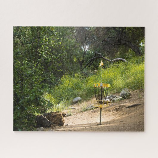 Disc Golf Sunset Puzzle ジグソーパズル (横)