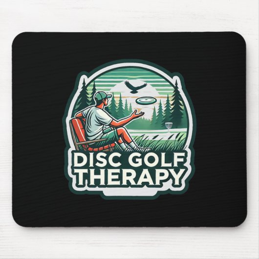 Disc Golf Therapy - Relax And Play  マウスパッド (正面)
