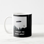 Disc Golf Ufo  コーヒーマグカップ (左)