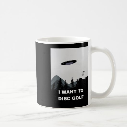 Disc Golf Ufo  コーヒーマグカップ (右)