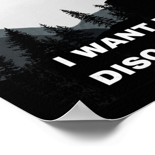 Disc Golf Ufo  ポスター (角)