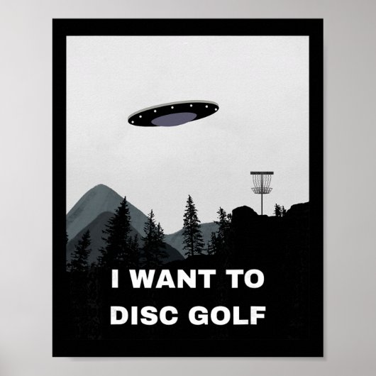 Disc Golf Ufo  ポスター (正面)