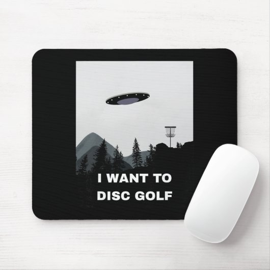 Disc Golf Ufo  マウスパッド (マウス)