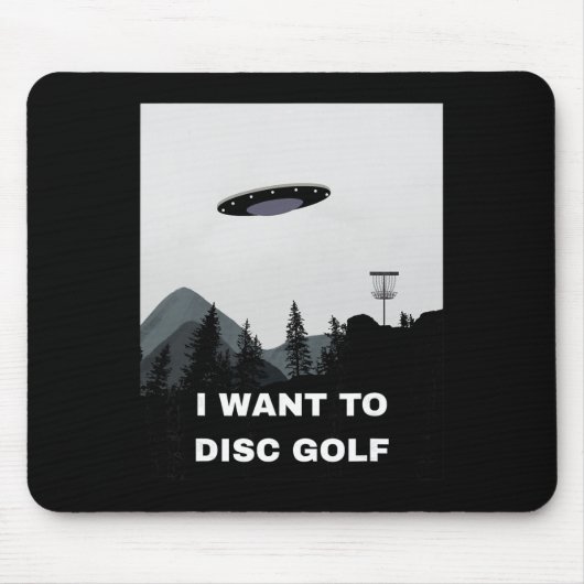 Disc Golf Ufo  マウスパッド (正面)