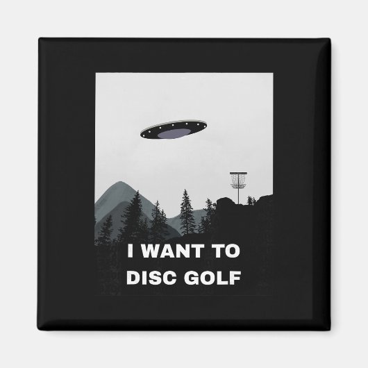 Disc Golf Ufo  マグネット (正面)