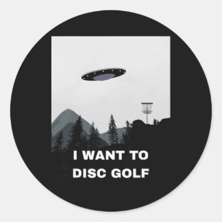 Disc Golf Ufo  ラウンドシール