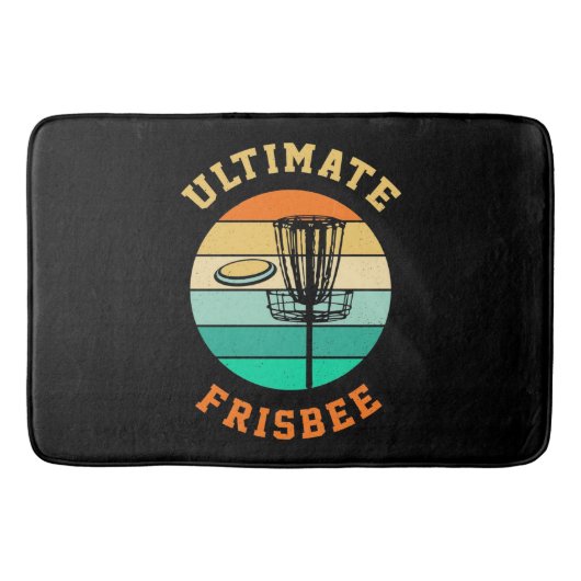 Disc Golf Ultimate Frisbee バスマット (正面)