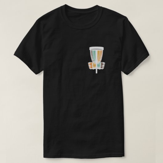 Disc Golf Vintage Retro Golf Hole Tシャツ (デザイン正面)