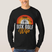 Disc Golf Wife Golfing Player  Golfer Sports Graph Tシャツ (正面)