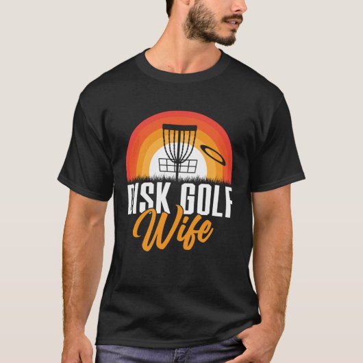 Disc Golf Wife Golfing Player  Golfer Sports Graph Tシャツ (正面)