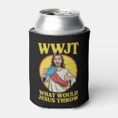 Disc Golf Wwjt What Would Jesus Throw Frisbee  缶クーラー (缶正面)