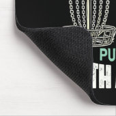 Disc Golfer Driving With Style Disc Golf  マウスパッド (コーナー)