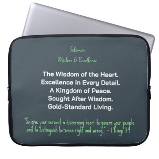 Discerning Heart Excellence Laptop Sleeve ラップトップスリーブ