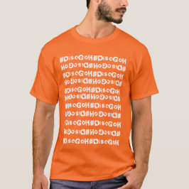 #DiscGolfのタイによって染められるワイシャツ Tシャツ