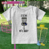 Discing with Daddy Disk Golf Shirt ベビーTシャツ