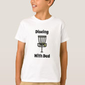 Discing with Daddy Disk Golf Tシャツ (正面)