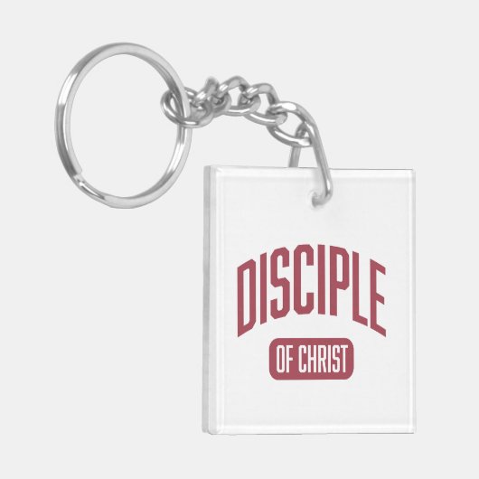 Disciple Burgundy Acrylic Keychain キーホルダー (正面左)