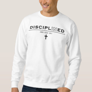 Discipled + Disciplined White Sweatshirt スウェットシャツ
