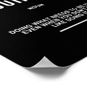 DISCIPLINE定義引用文-感動的引用文 ポスター (角)