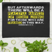 DISCIPLINE – スクワットトレーニング やる気を起こさせる キッチンタオル (折り畳み)