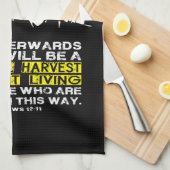 DISCIPLINE – スクワットトレーニング やる気を起こさせる キッチンタオル (四つ折り)