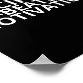 Discipline Beats Motivation Gym  ポスター (角)