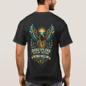 Discipline Builds Freedom Do The Work Tシャツ (裏面)