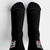 Discipline Builds Power Gym Crew Socks ソックス (上部)