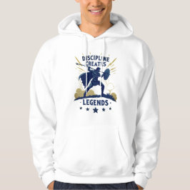 Discipline Creates Legends Hoodie – Motivational パーカ