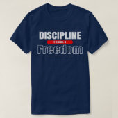 Discipline Equals Freedom Jocko Willink Tシャツ (デザイン正面)