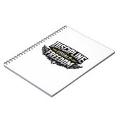 Discipline Equals Freedom – Motivational Design  ノートブック (左側)
