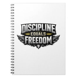 Discipline Equals Freedom – Motivational Design  ノートブック