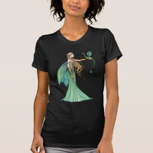 Discipline Green Fairy Dragon by Molly Harrison Tシャツ