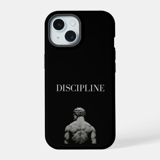 discipline iPhone 15ケース (裏面)