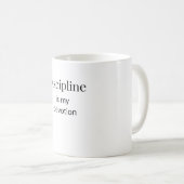 Discipline is my Devotion Mug コーヒーマグカップ (正面右)