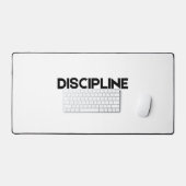 Discipline Is My Only Mood Minimalist Large  デスクマット (キーボード&マウス)