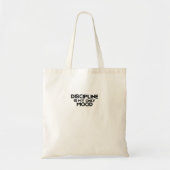 Discipline Is My Only Mood Minimalist Tote Bag トートバッグ (正面)