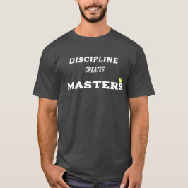 DISCIPLINE Minimal Motivational Quote T-Shirt Tシャツ