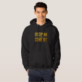 Discipline Over Comfort Tシャツ|モチベーションと心 パーカ (正面フル)