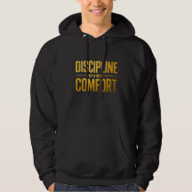 Discipline Over Comfort Tシャツ|モチベーションと心