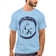 Discipline Over Motivation Gym Tee