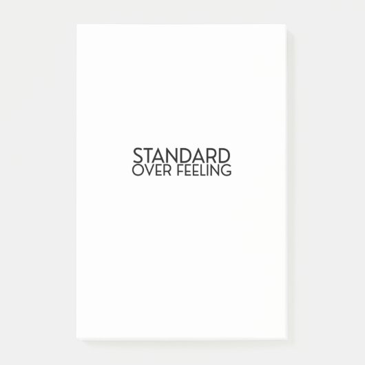 Discipline Over Motivation Minimalist  ポストイット (正面)