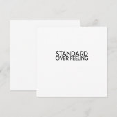 Discipline Over Motivation Minimalist Magnetic  招待状 (正面/裏面)