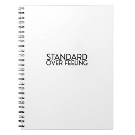 Discipline Over Motivation Minimalist Notebook ノートブック